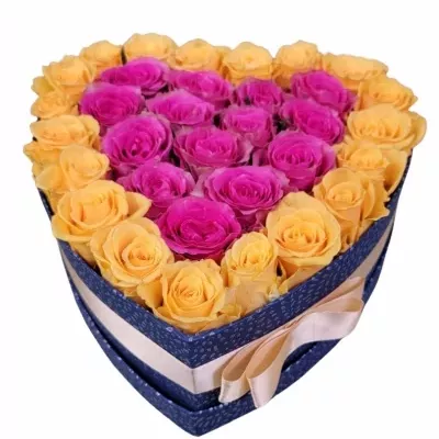 Valentýnské srdce růží SOPHIA velké