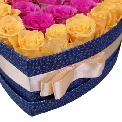 Valentýnské srdce růží SOPHIA velké