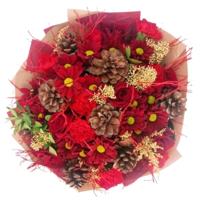 Vánoční kytice - výběr od floristy 1.850 Kč
