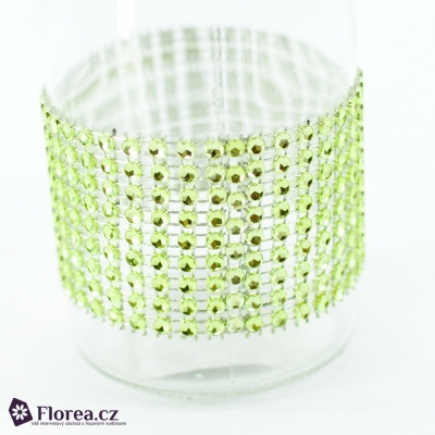 BOTTLE DIAMONT GREEN Ø6x18CM 