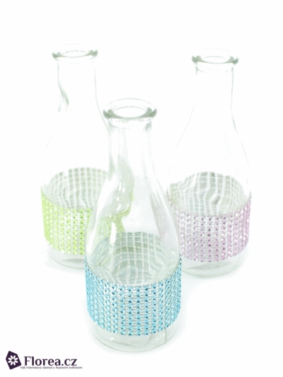  BOTTLE DIAMONT LILA Ø6x18CM